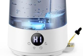 8.3折，室内用加湿器，3.6 升冷雾顶部填充 34 小时超长时间
