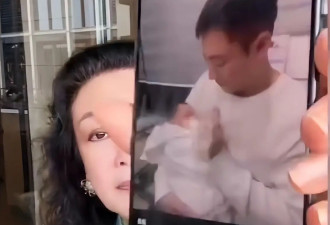 汪小菲给孩子喂奶画面：3个小时喂一次，喂完还要细心拍嗝
