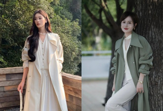 早春穿风衣拒绝“懒人穿搭” 这样穿太美了
