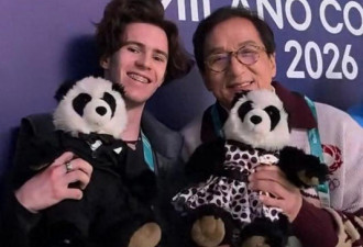成龙现身米兰奥运会 父子俩终于像一家人了