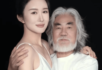 张纪中陪娇妻出游力不从心 杜星霖离老公2米远