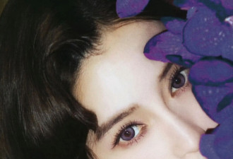 Angelababy生日写真大片，解锁紫罗兰中式美人，旗袍配紫瞳美出新高度