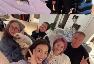 舒淇全家福曝光，姐弟颜值反差大