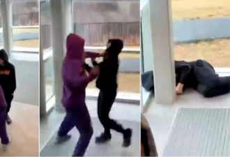 2名蒙面人闯入校园无人拦, 加拿大14岁学生当众被暴打至昏迷