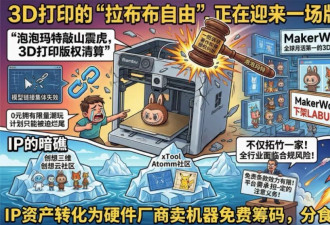 3D打印的“拉布布自由”，正在迎来一场版权清算