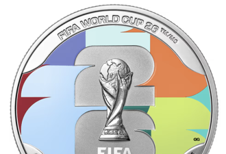 加拿大推出6款“2026FIFA世界杯”金币！
