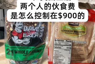 在美国一月吃饭要花多少？华人晒账单 评论区吵翻