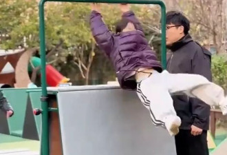 山东幼儿园高难度体能课疯传 吓坏家长