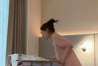 马筱梅剖腹产仅13天就直播带货，"汪宝"安置身侧婴儿床中，一边互动带娃一边卖货
