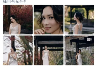 卢靖姗带4个月儿子赏春，穿礼服踩高跟推婴儿车像走秀，二胎好乖
