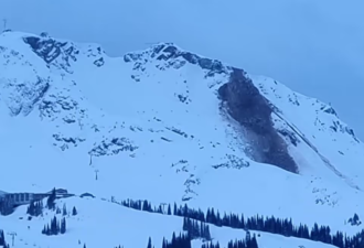 无限期关闭! 加拿大知名滑雪胜地突发滑坡, 雪山被撕开巨大"伤痕"