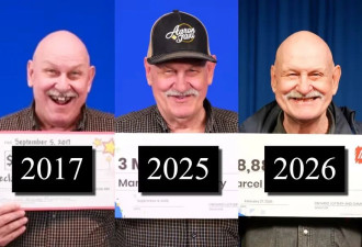 人生开挂！加拿大男子三次狂揽大奖，总奖金超400万