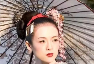 46岁章子怡香港被遇，医美过度脸大了一圈