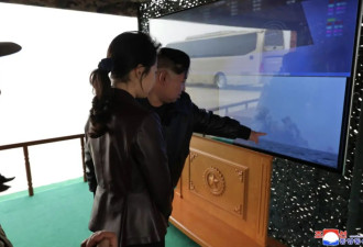 朝鲜远程炮兵进行火力打击训练,金正恩现场观摩