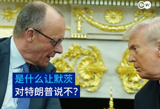 态度突然180度大转弯 默茨为何对特朗普说不？