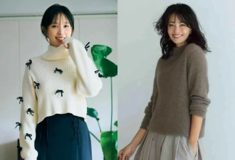 “针织衫+半身裙”才是春天最时尚穿法