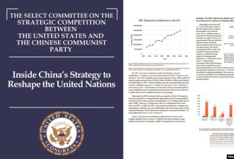 国会报告:中国操控联合国资金、人员和维和部队