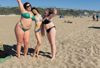 黄磊女儿晒出海边比基尼美照，不再是淑女形象