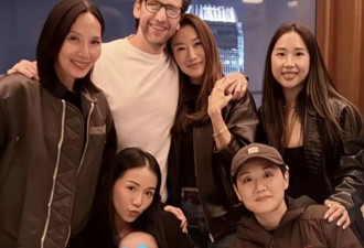 谢婷婷拖家带口回香港，晒混血儿子正脸照很俊俏