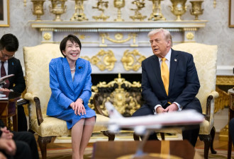 “完全胜利” 白宫发川普和高市会面照片