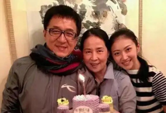 林凤娇与成龙庆生旧照 她用40年隐忍 换来一句“谢谢一辈子”