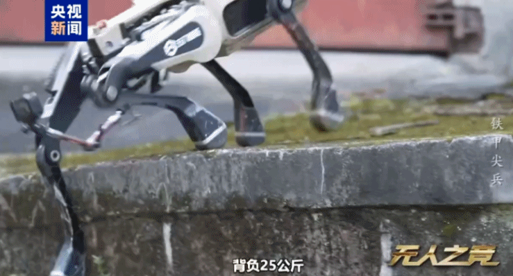 中国机器狼群巷战画面首次公开....