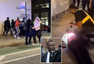 芝加哥数百青少年深夜接管市中心 围殴路人砸车