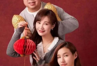 杨雪晒全家福,16岁女儿高颜值大长腿,完美避开爸爸基因