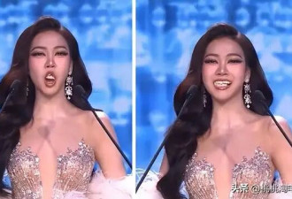 选美最尴尬一幕：18岁选美佳丽直播“掉牙”，却靠1秒逆袭全网