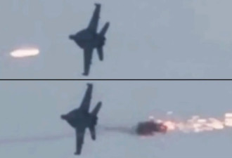 生死一线！美军F-18低空遭导弹贴身爆炸