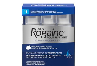Rogaine 男士头发再生治疗，含 5% 米诺地尔泡沫