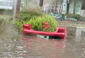 广东新一轮强对流天气 1小时下完一天雨量