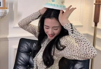 被娜然美到了，庆生穿波点裙简单不复杂，“扭腰杀”“妲己”附身