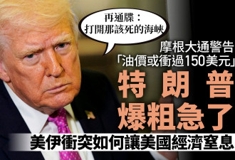 特朗普爆粗口急了 美伊冲突如何让美国经济窒息