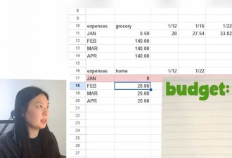 加拿大亚裔夫妻每月仅花$160买菜 硬生生省出$1000! 这套方法火了
