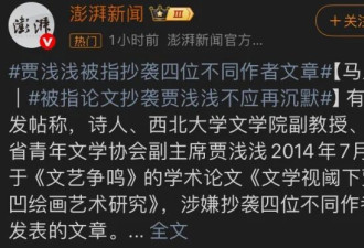贾浅浅估计要凉了 她背后的大佬也危险了…