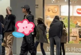 偶遇朱亚文沈佳妮一家四口出行，11岁大女近爸肩膀，纤细漫画腿十分抢镜