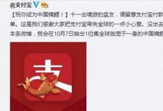支付宝中奖1个亿的锦鲤女孩，结局令人唏嘘