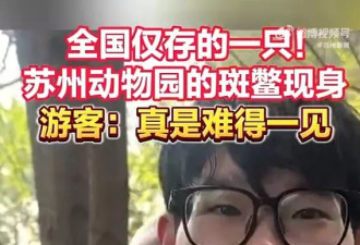 世界上最孤独的动物 中国唯一百岁动物现身 游客：看到有好运
