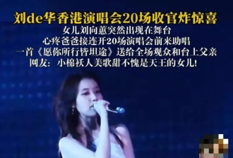 刘德华女儿近照曝光：太漂亮了吧