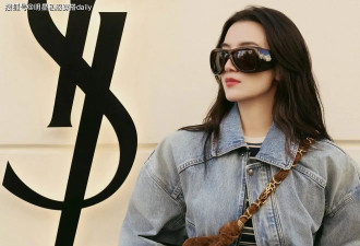 173大美女宋佳再出神图！棕色翻领皮衣+蓝色牛仔裤，青春又貌美！