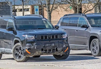 专属越野套件上身 Jeep切诺基Trailhawk版谍照