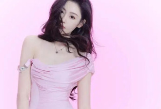 张天爱穿着抹胸粉裙太妩媚！肤白貌美魔鬼身材性感撩人