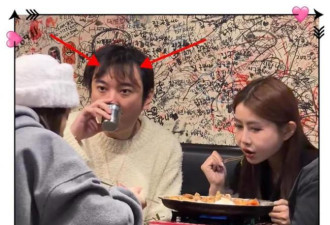 王思聪带三个美女韩国吃饭被偶遇，头发稀疏