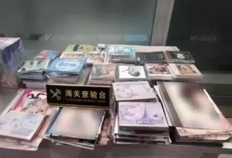 女“人肉走私”244本限制级漫画 过海关当场被抓