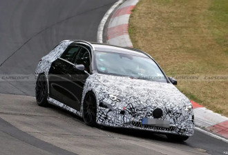 全新纯电奔驰AMG CLA Shooting Brake谍照