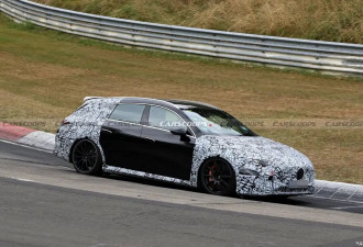 全新纯电奔驰AMG CLA Shooting Brake谍照