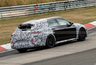 全新纯电奔驰AMG CLA Shooting Brake谍照
