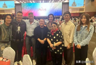 曾志伟72岁寿宴这天，邱淑贞脸干瘪，叶子楣身材傲人