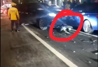 浙江街头越野车冲撞多车 多人倒地视频曝光